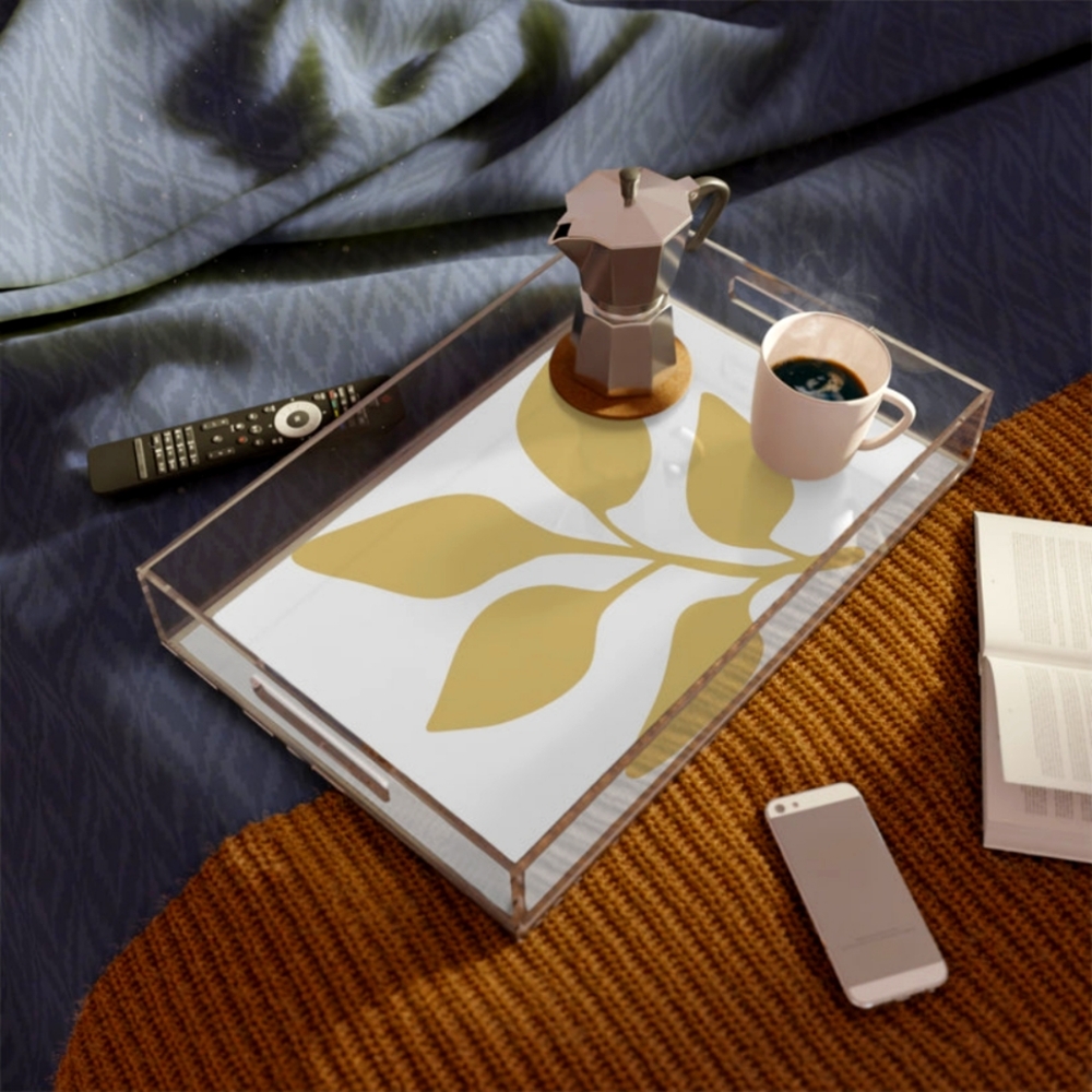 Acrylic serving tray